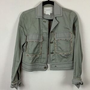 #229 ANTHROPOLOGIE SPRING CROPPED JACKET